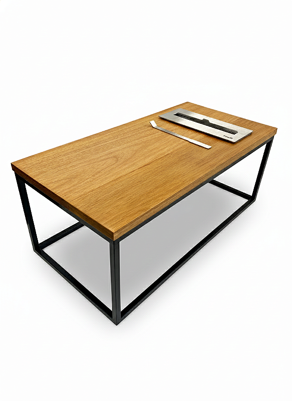 Lareira Ecológica Table - Mesa de Centro com Queimador Slim 40